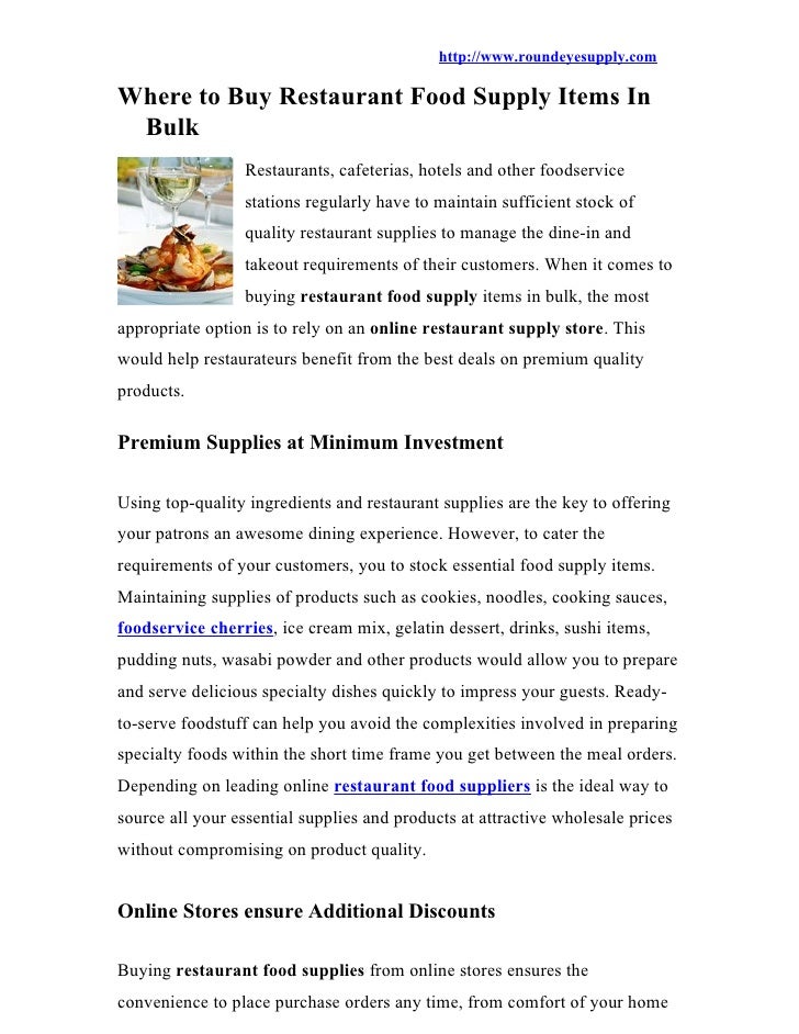 Where To Buy Restaurant Food Supply Items In Bulk where to buy restaurant food supply items in bulk