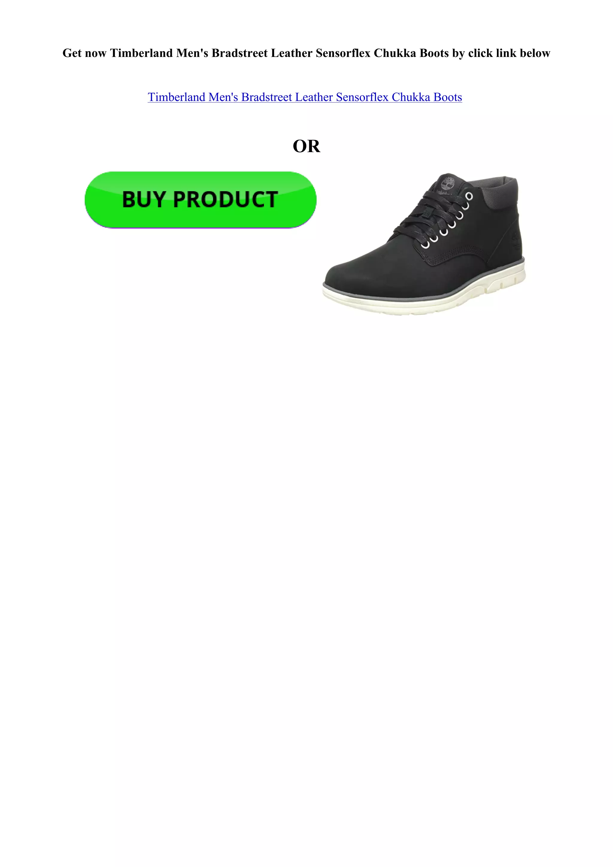 timberland men's bradstreet leather sensorflex chukka sneakers