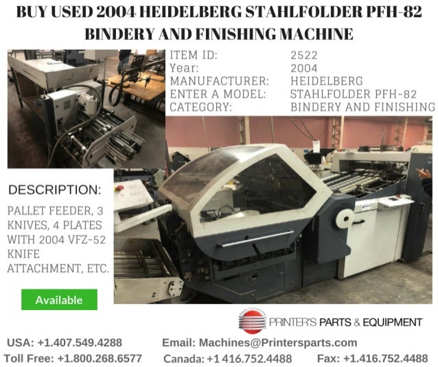 heidelberg folder parts