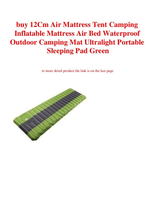 buy 12Cm Air Mattress Tent Camping Inflatable Mattress Air Bed Waterp…