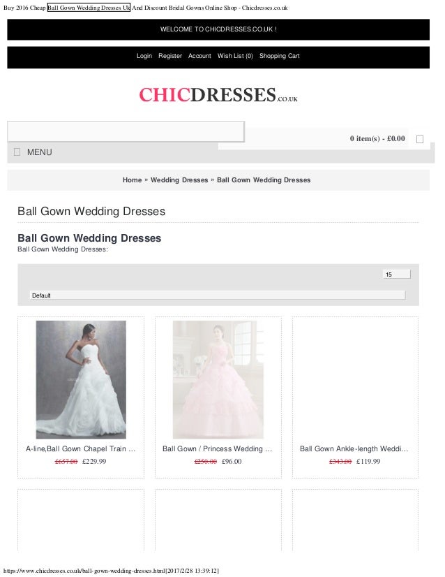 Buy 2016 Cheap Ball Gown Wedding Dresses Uk And Discount Bridal Gowns