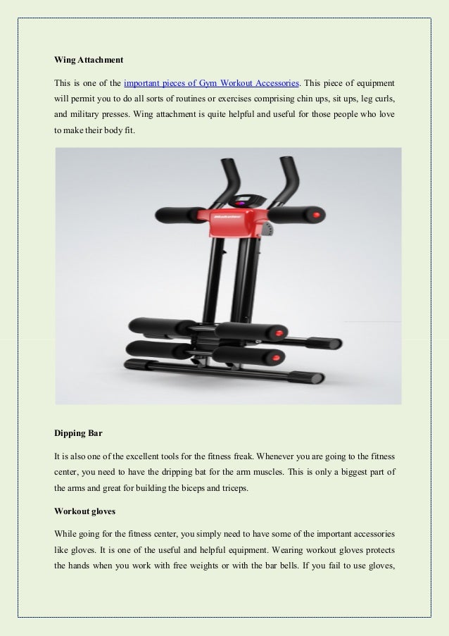 Buy 4 Gym Workout Accessories You Must Have