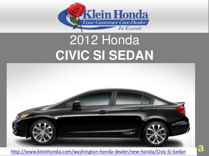 Honda Of Everett >> Buy A 2012 Honda Civic Sedan At Klein Honda In Everett For Honda Of Everett >> Buy A 2012 Honda Civic Sedan At Klein Honda In Everett For