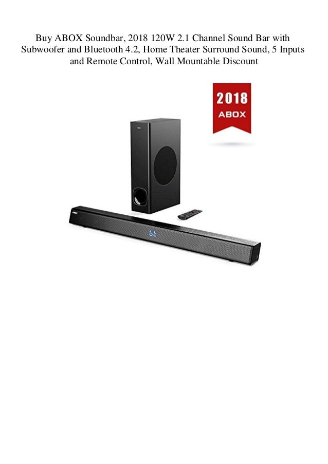 abox 2.1 soundbar
