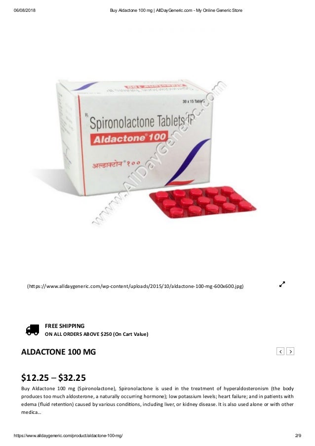 Aldactone order online