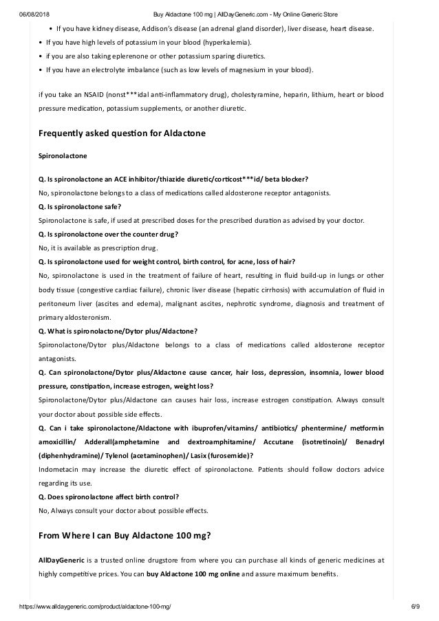 order aldactone online