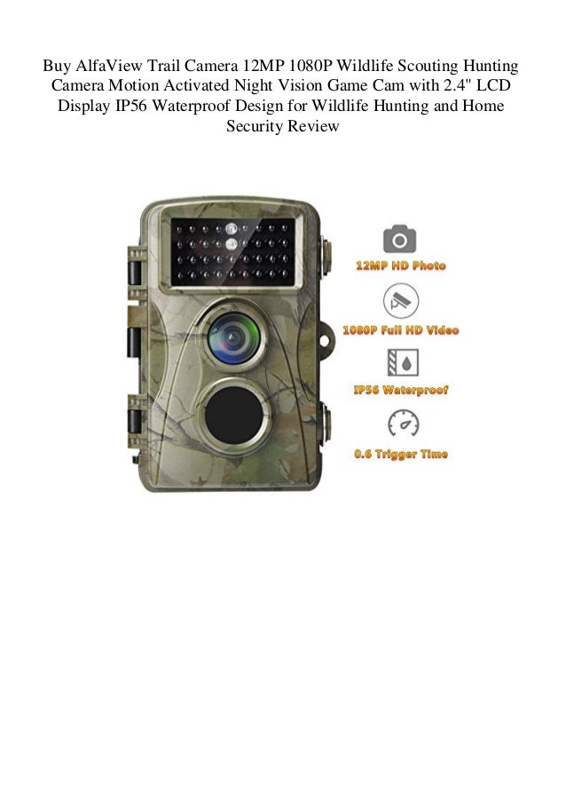 using game cameras for home security