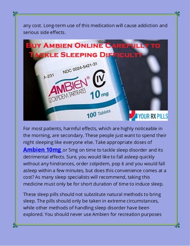 Cost of ambien without