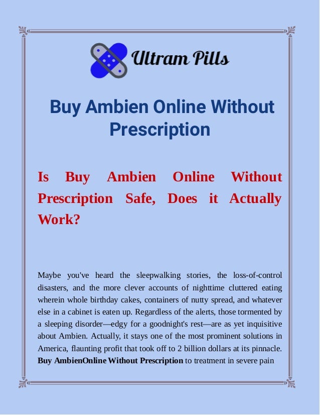 Buy Ambien Online No Prescription