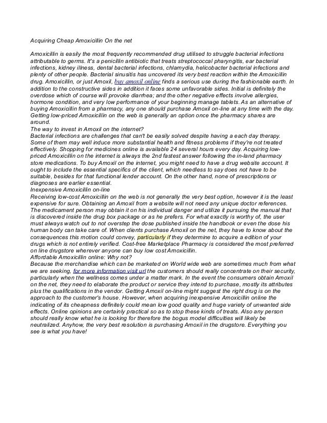 Cheap amoxicillin online