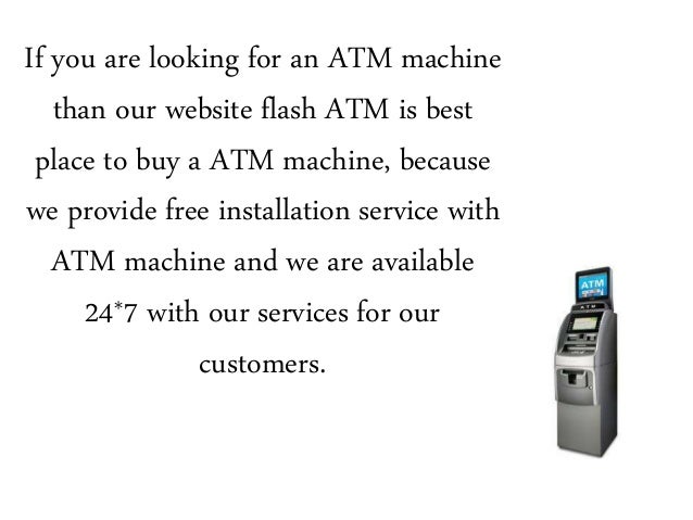 Buy An Atm Machine From Flash Atm In Canada