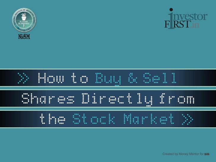 How to Buy and Sell Shares
