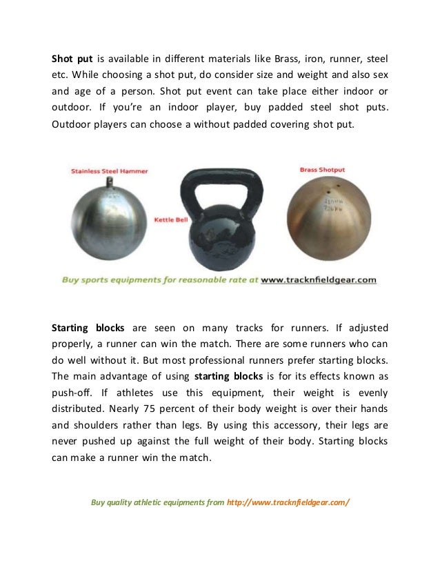 Buy athletic equipments from athletic online store