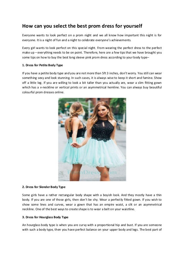 best prom dresses for your body type