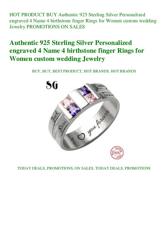 925 Sterling Silver Personalized Ring 2 Names Engraved Customized Name Text Ring for Men Women