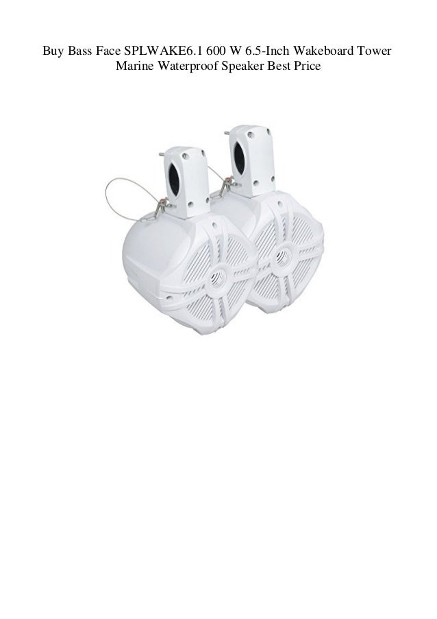 6.5 marine speakers with good bass
