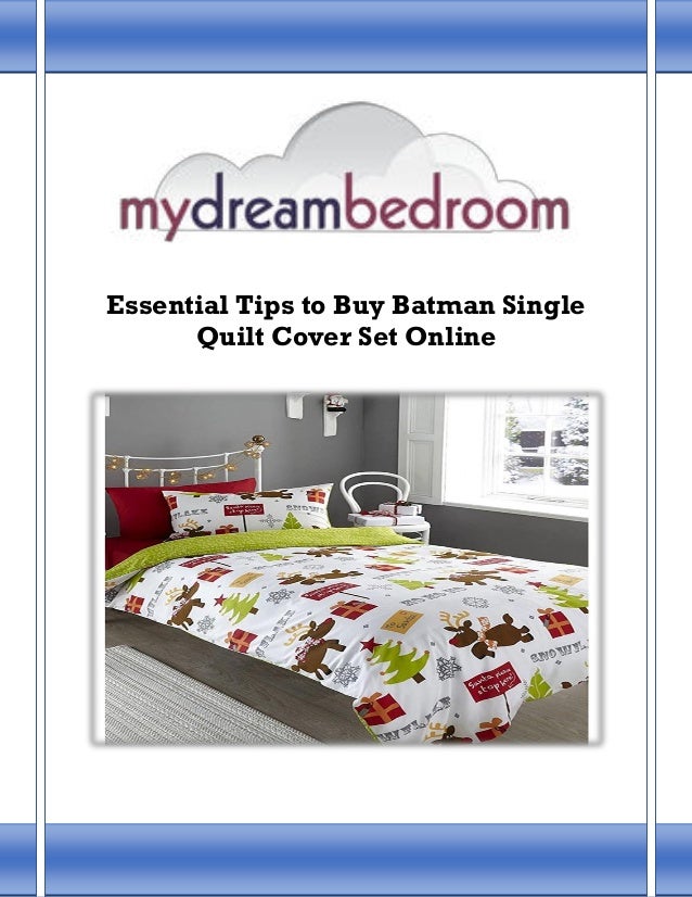 Buy Batman Single Quilt Cover Set Online