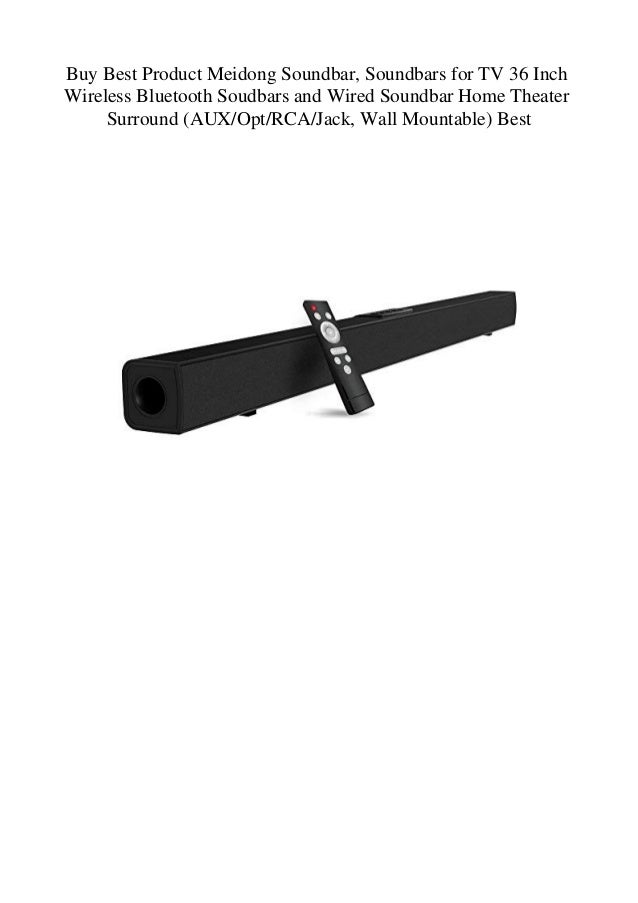 Buy Best Product Meidong Soundbar Soundbars for TV 36 Inch Wireless