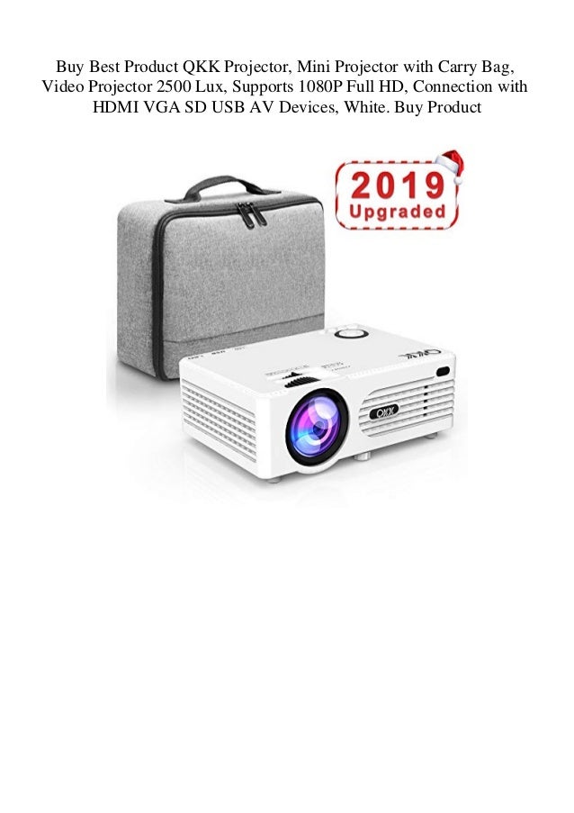 Buy Best Product QKK Projector Mini Projector with Carry Bag Video