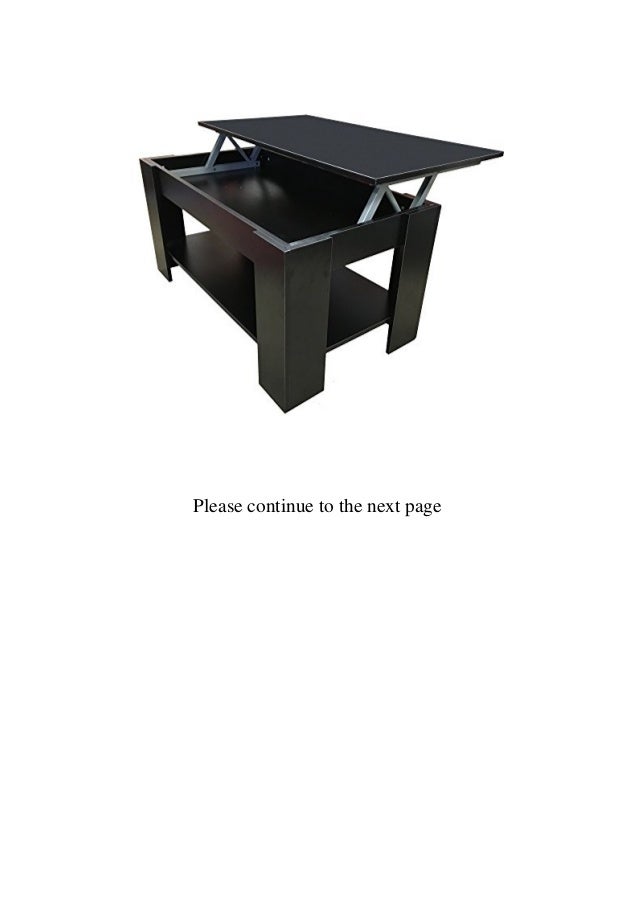 Buy Best Product Redstone Coffee Table Black or Dark Walnut Lift Up