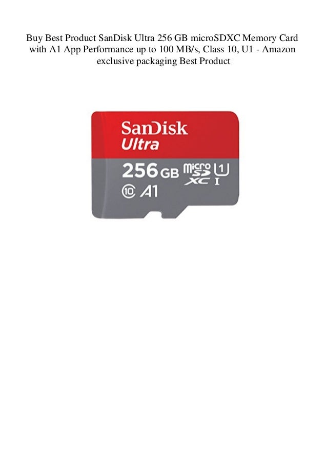 Buy Best Product SanDisk Ultra 256 GB microSDXC Memory Card with A1 App