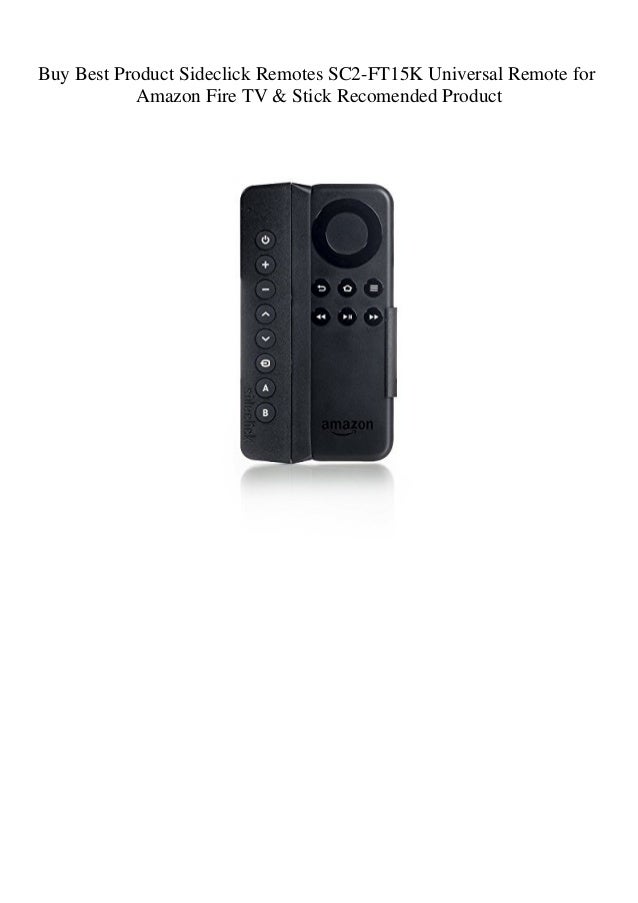 Buy Best Product Sideclick Remotes SC2FT15K Universal Remote for