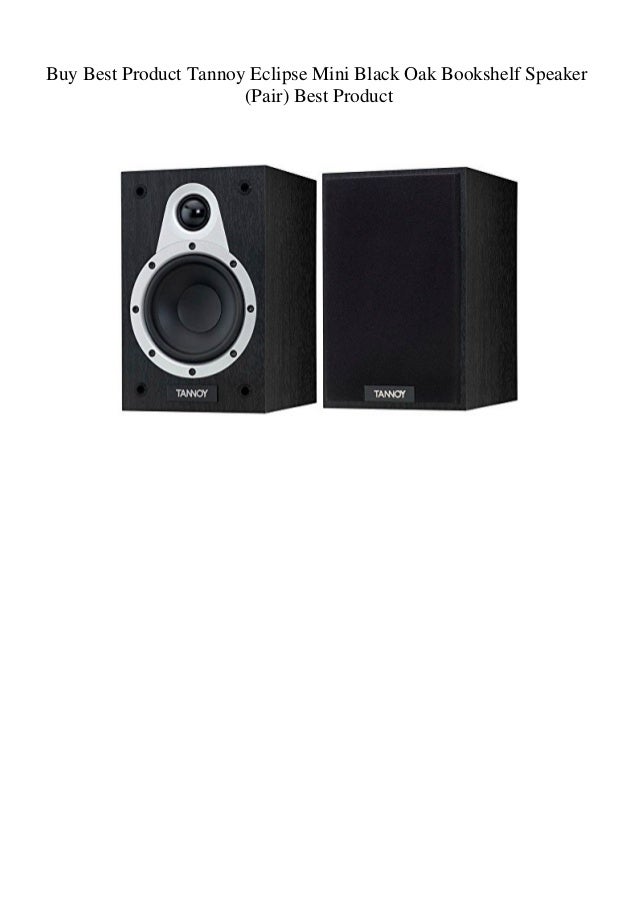 tannoy eclipse bookshelf speakers