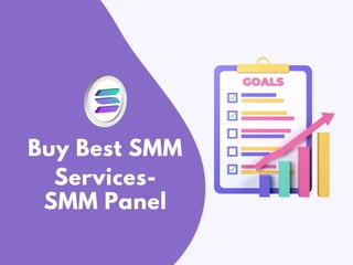 Buy Best SMM
Services-
SMM Panel
 
