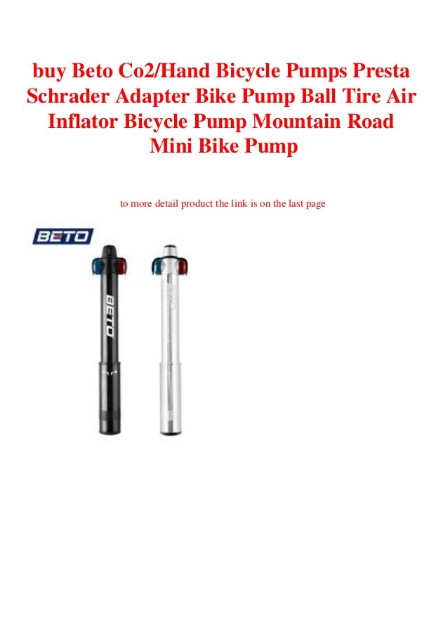 bike pump ball adapter