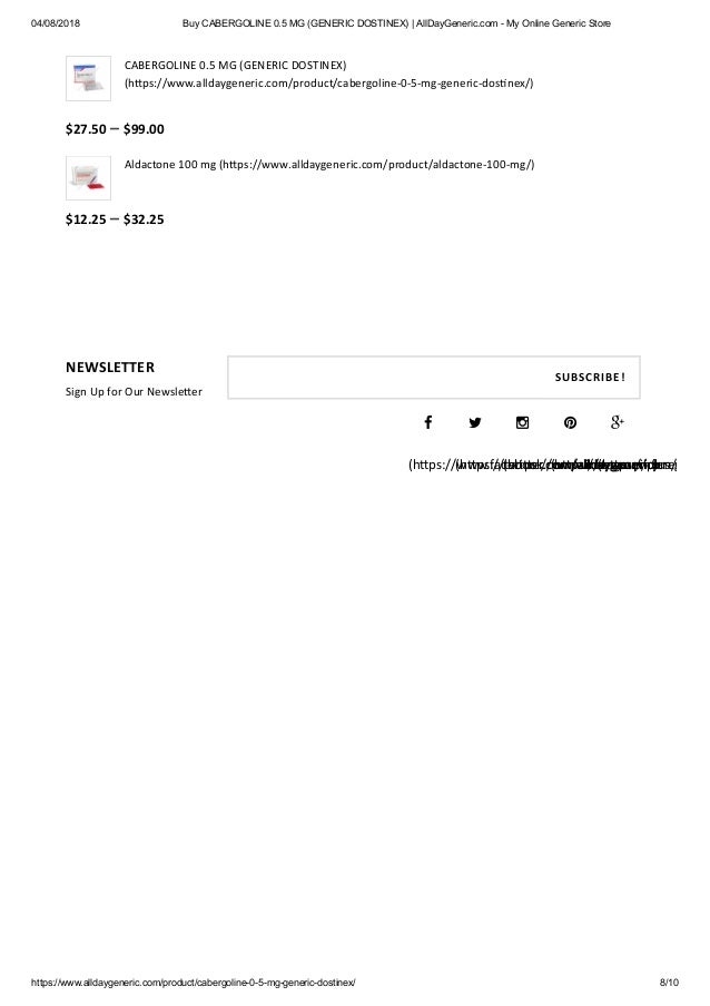 Generic Dostinex Online