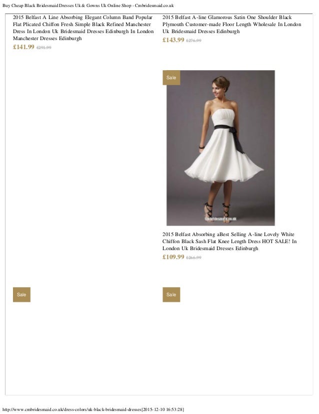 Buy Cheap Black Bridesmaid Dresses Uk Amp Gowns Uk Online Shop Cm