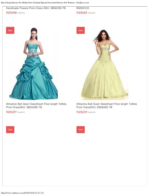 Buy cheap dresses  nz online  new  zealand  special occasion 