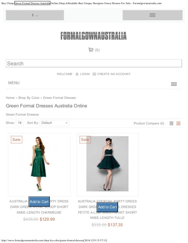 dark green dress australia