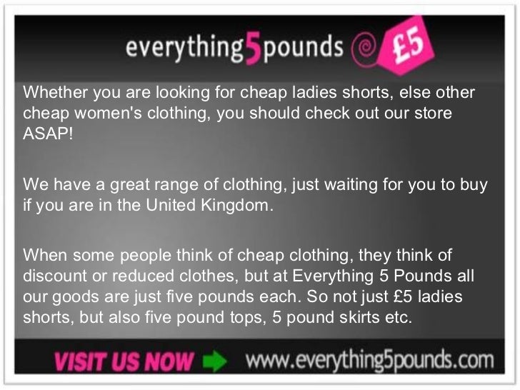 five pound clothing sites