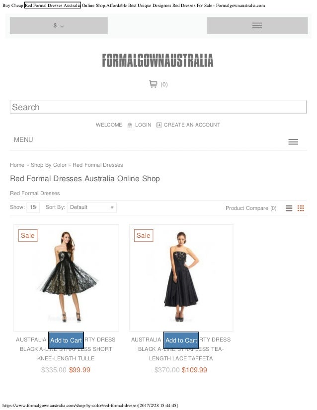 best red dresses online