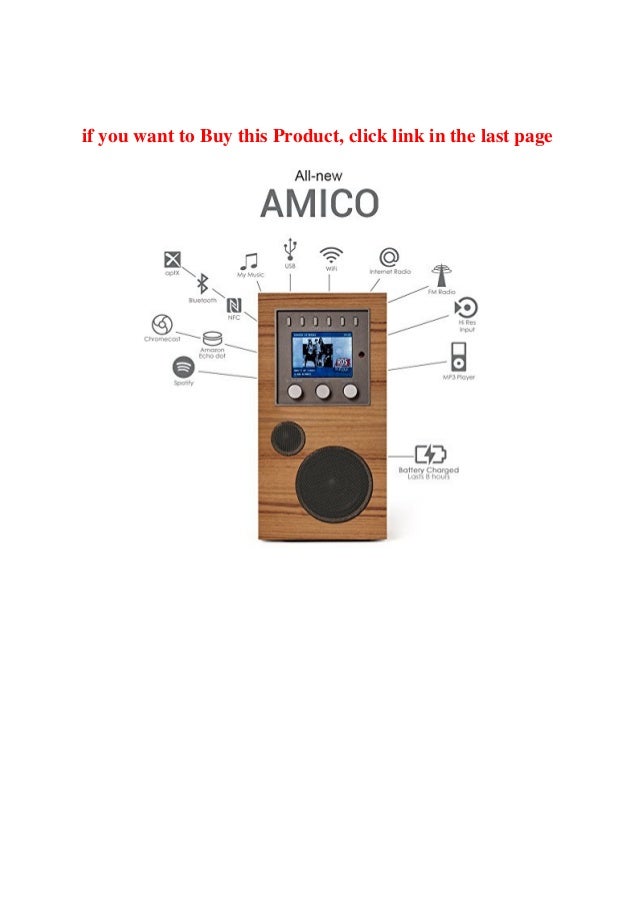 Buy Como Audio Amico Portable Wireless Music System With Internet R