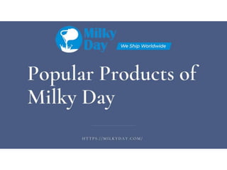 Buy cream separator online  Milky Day.pptx