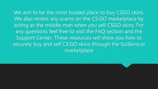 Buy CS GO Skins | PPTX