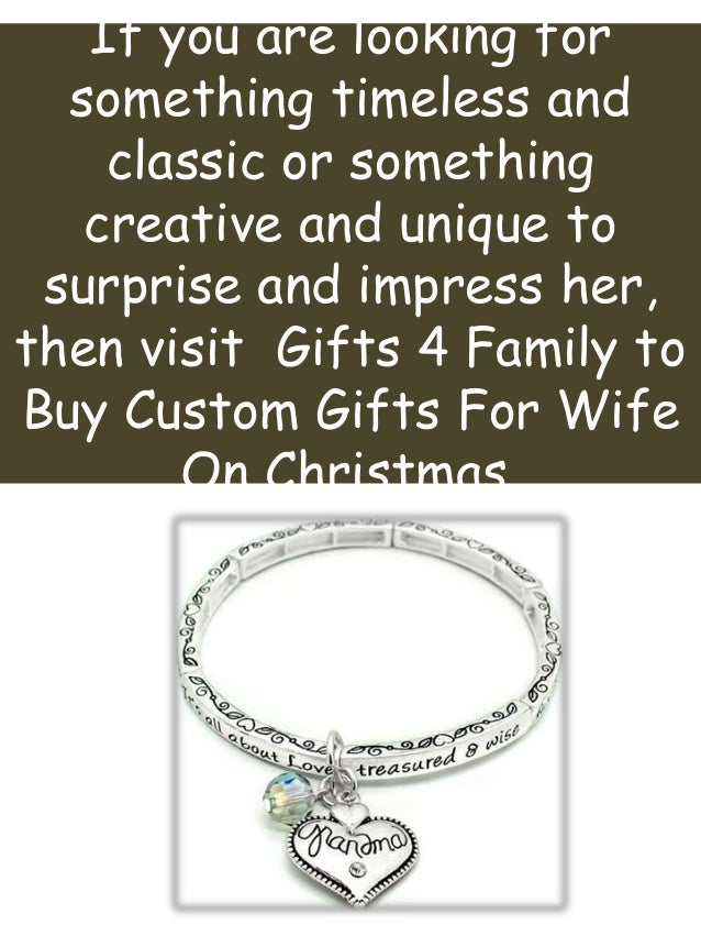 custom gifts for wife