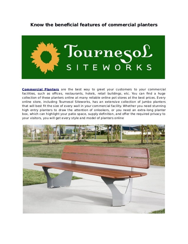 Buy Custom Wood Benches And Commercial Planters