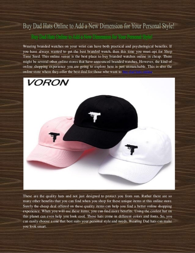 buy branded caps online