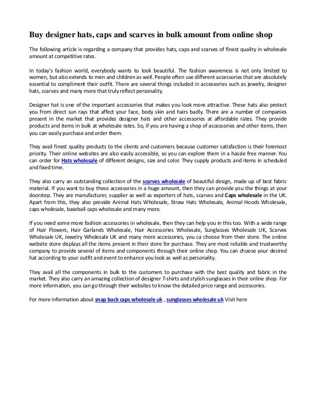 buy designer hats online