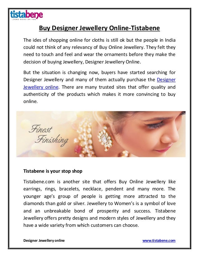 buy designer jewellery online