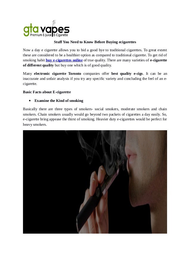 Buy ECigarettes Online and Electronic Cigarette Toronto