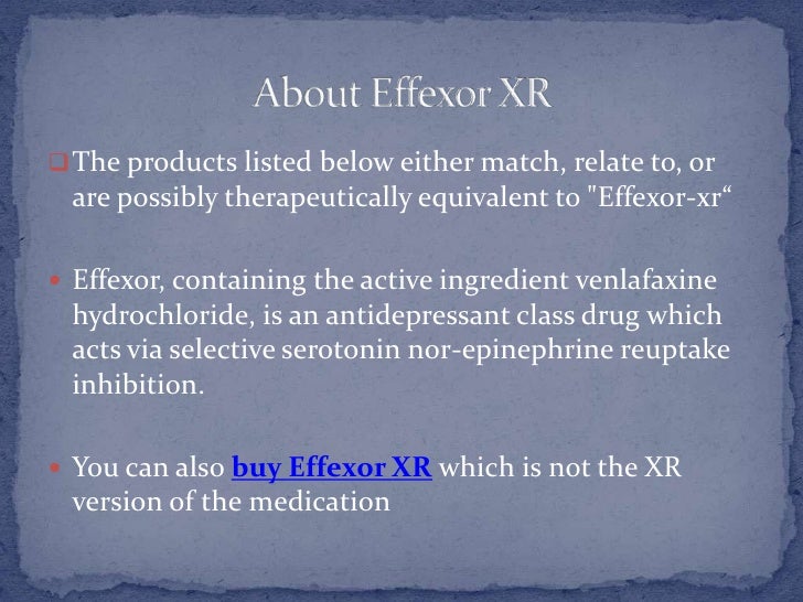 Buy Cheap Effexor