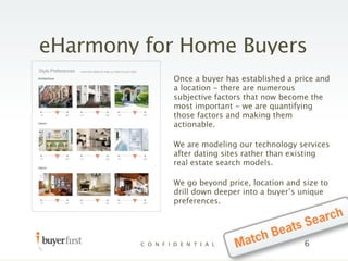 eHarmony for Home Buyers
Style  Preferences    move  the  sliders  to  help  us  match  to  your  style

Architechture

  ...