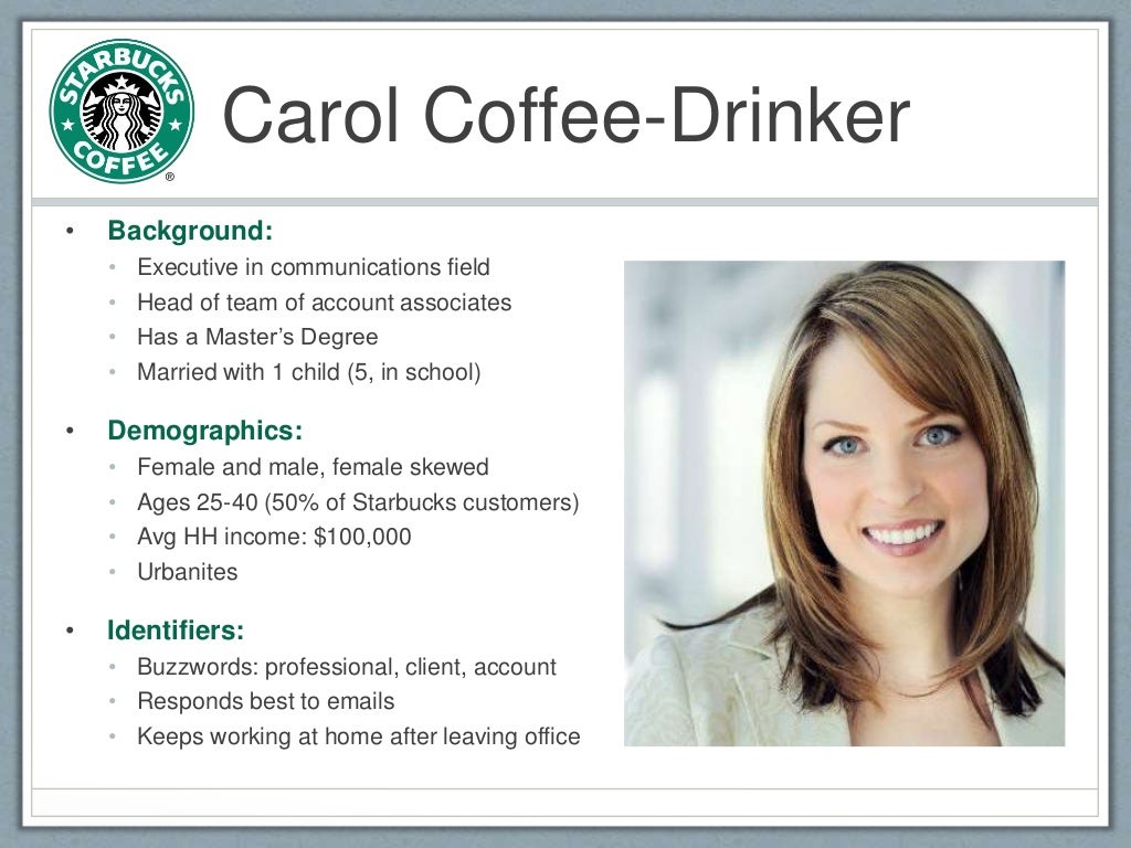 PUR4932 Starbucks Buyer Persona