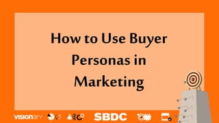How to Use Buyer
Personas in
Marketing
 