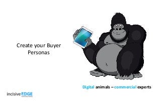 Digital animals – commercial experts
Create your Buyer
Personas
 