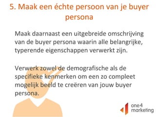 Alle ins & outs over Buyer Persona's Slide 22